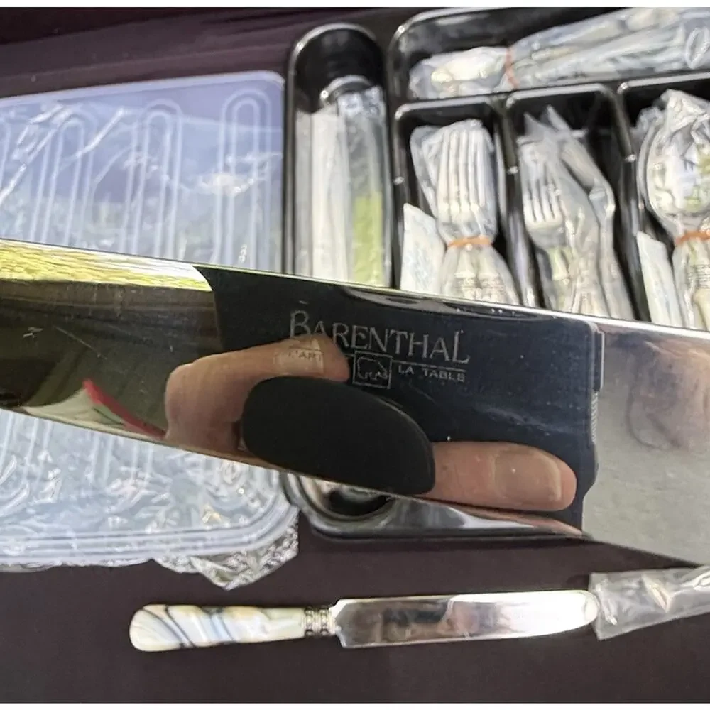 Barenthal Elegant 20-pc. Stainless Steel SilverwareSet Tortue Sandstone New!